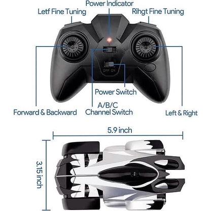 Wall Climbing Remote Control Car