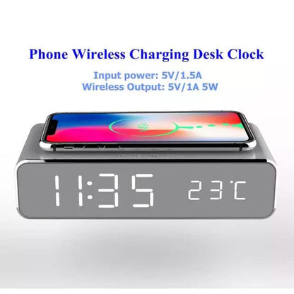Wireless Charging Digital Alarm Clock