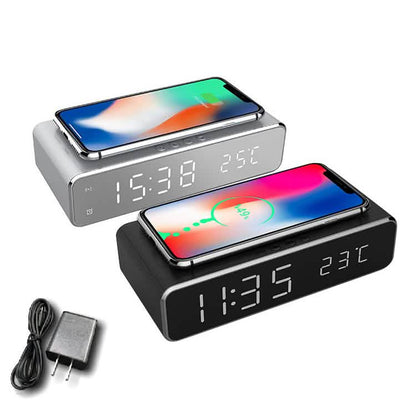 Wireless Charging Digital Alarm Clock