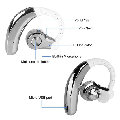 Wireless Earpiece Right with Mic Earhook