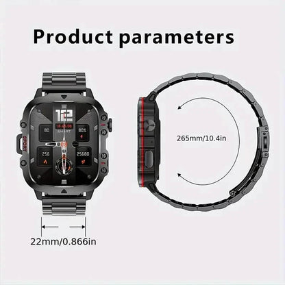 Wireless Talk Fitness AI Voice Outdoor 100+ Sports Mode Outdoor Smart Watch