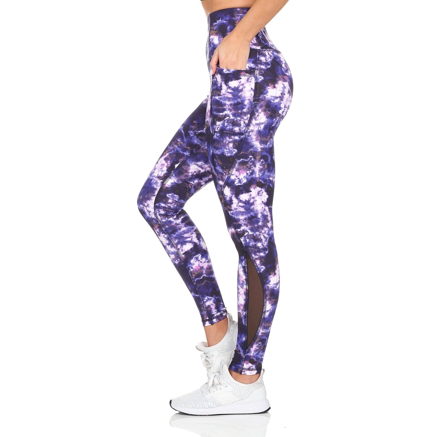 Women's Active High Rise Printed Leggings With Pockets