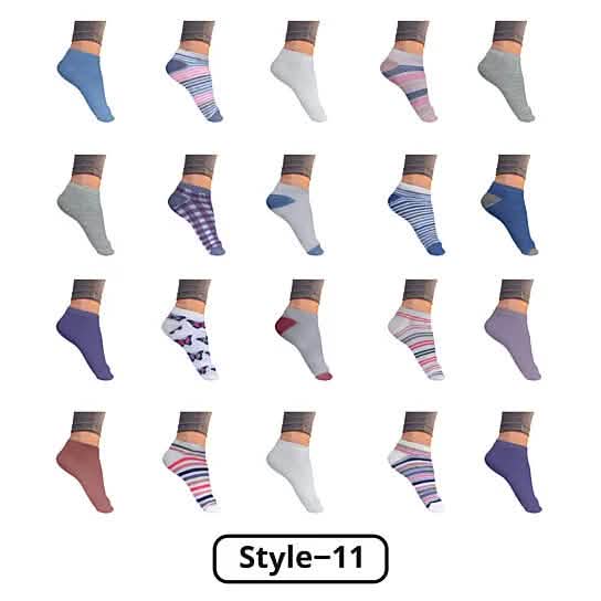 Women’s Breathable Stylish Colorful Fun No Show Low Cut Ankle Socks
