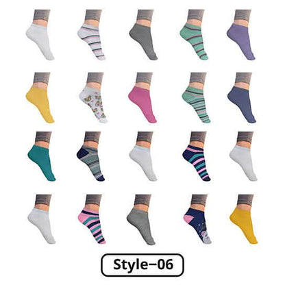 Women’s Breathable Stylish Colorful Fun No Show Low Cut Ankle Socks
