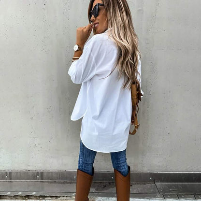 Women's Casual Collar Tunic Shirt