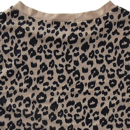 Women's Casual Leopard Print Tops Long Sleeve T Shirt Cute Blouse Graphic Tees
