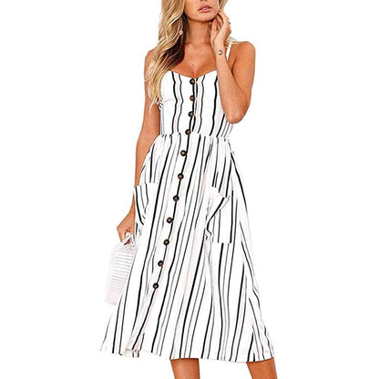 Women's Dresses Summer Casual Spaghetti Strap