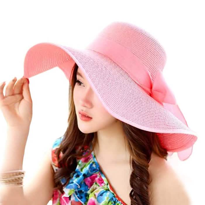 Women's Floppy Wide Brim Beach Hat