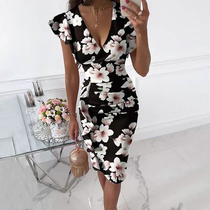 Women's Sheath Knee Length Dress