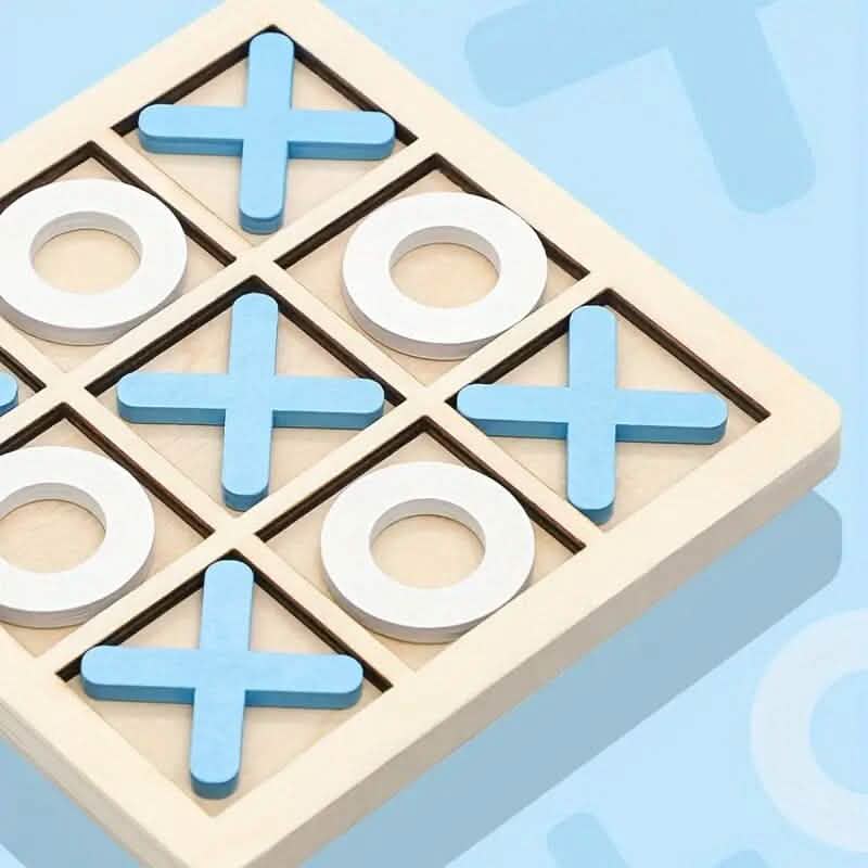 Wood Tic-Tac Toe XOXO Board Game