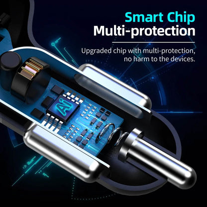 XIA LED 4 Port Rapid Car Charger